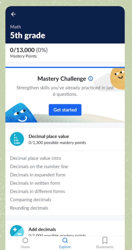 Khan Academy Screenshot 1