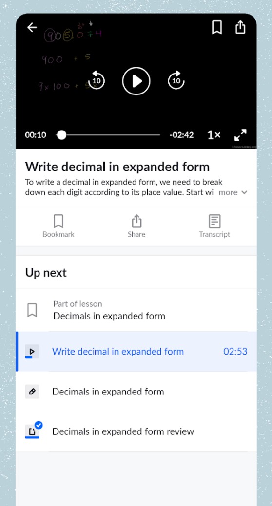Khan Academy Screenshot 3