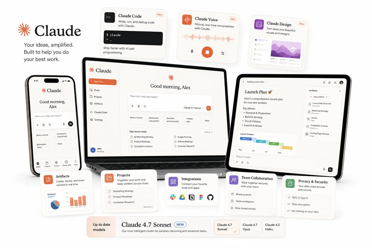 Claude AI interface