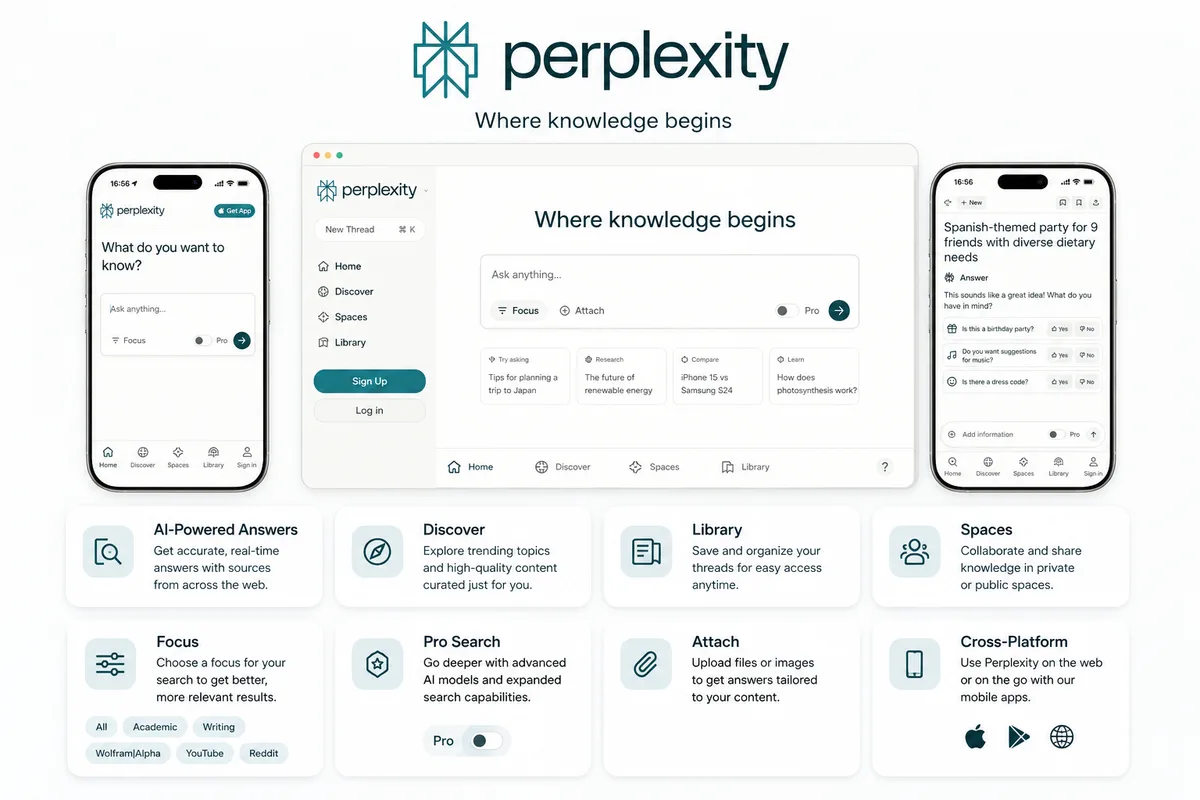 Perplexity AI interface
